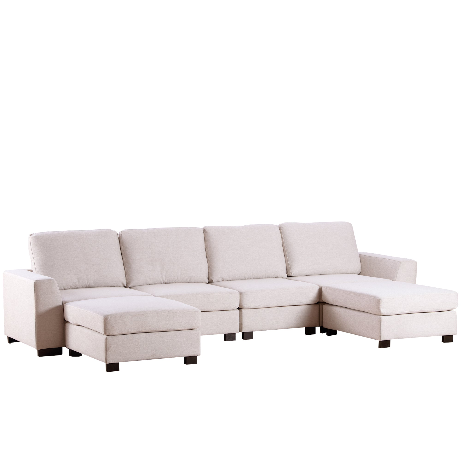 3 Pieces U shaped Sofa with Removable Ottomans - 33943177_large_c7683006-71ea-4039-88a8-0f568b1c8a82