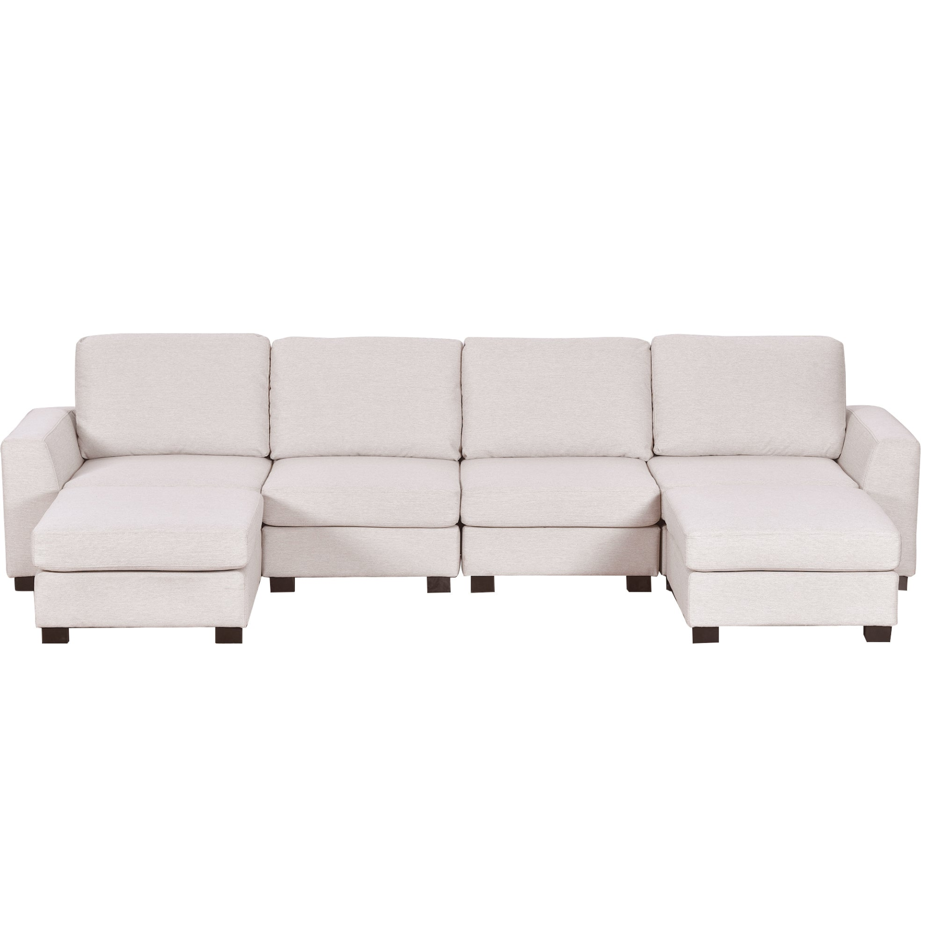3 Pieces U shaped Sofa with Removable Ottomans - 33943178_large_b59f0340-da7f-434f-bbbe-8f24d86bd756