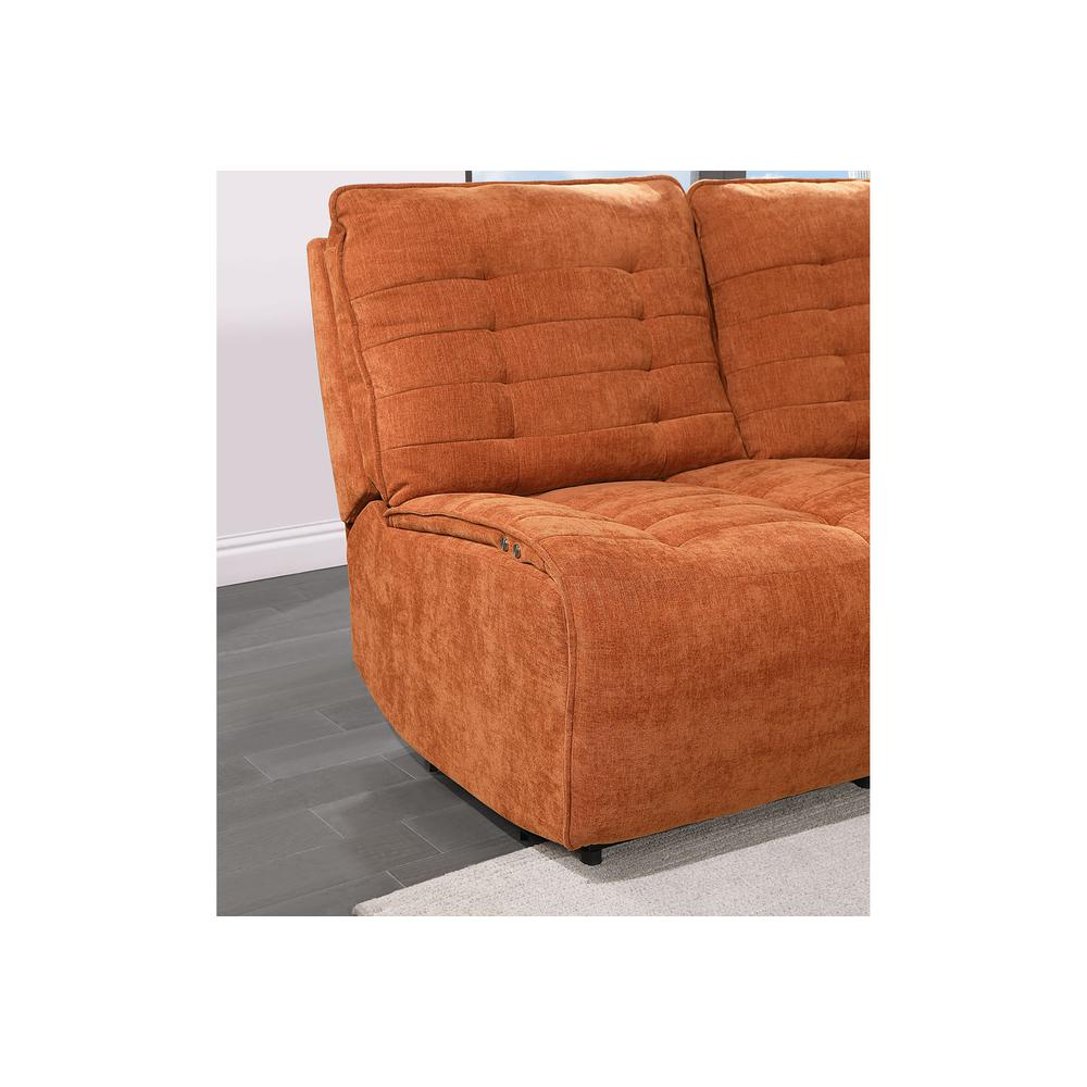 Contemporary Build It Your Way U6066 Rust Armless Glider Chair