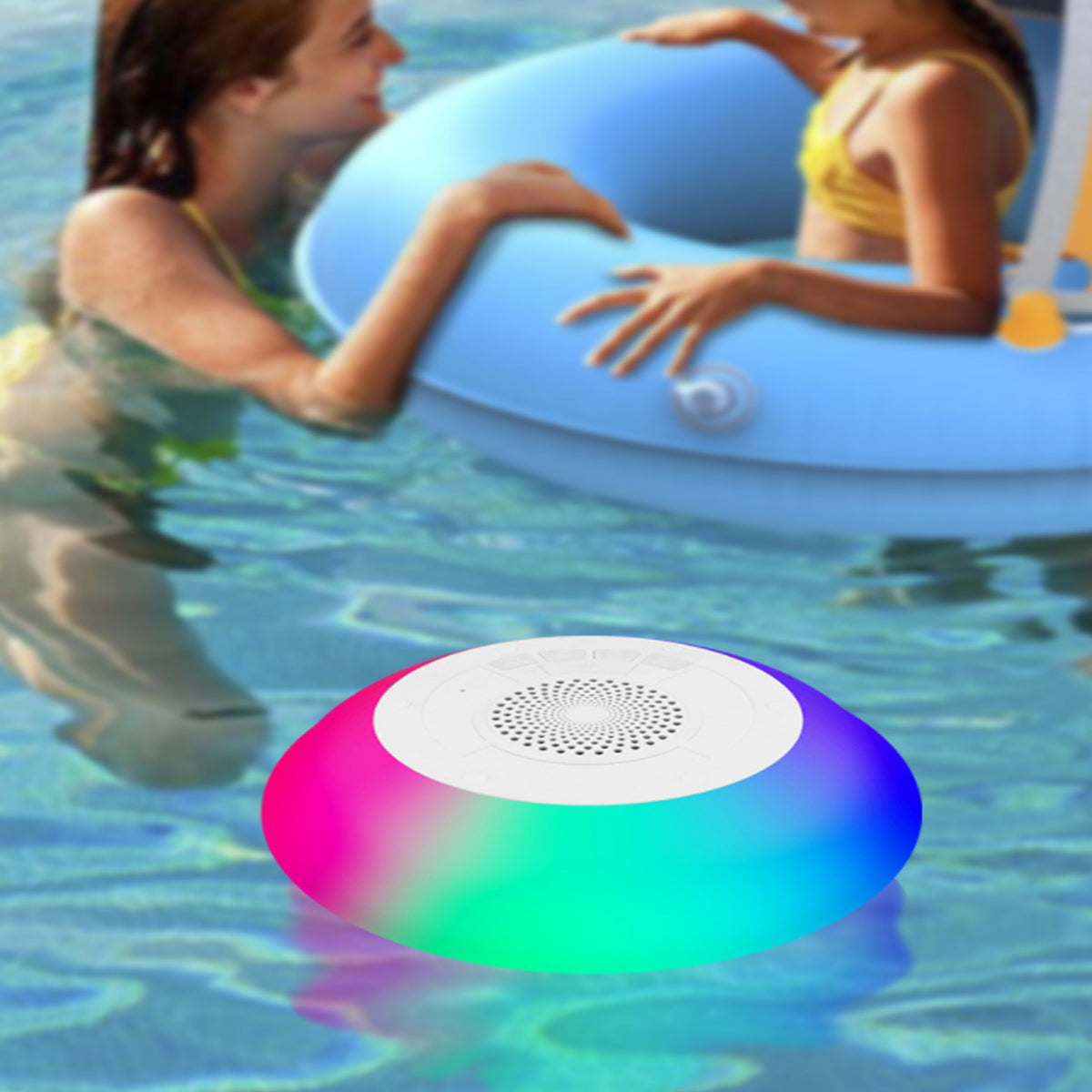 Floatilla Bluetooth LED Enabled Waterproof Speaker For Pools And Outdoors - 4522273_large_f60e3d39-3c6a-4306-a81a-40c7747dd1c6