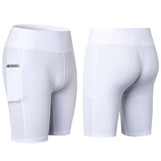 All Seasons Yoga Shorts Stretchable With Phone Pocket - 5_8d9defbb-b6ce-4218-b71c-e6b7d9737a9f