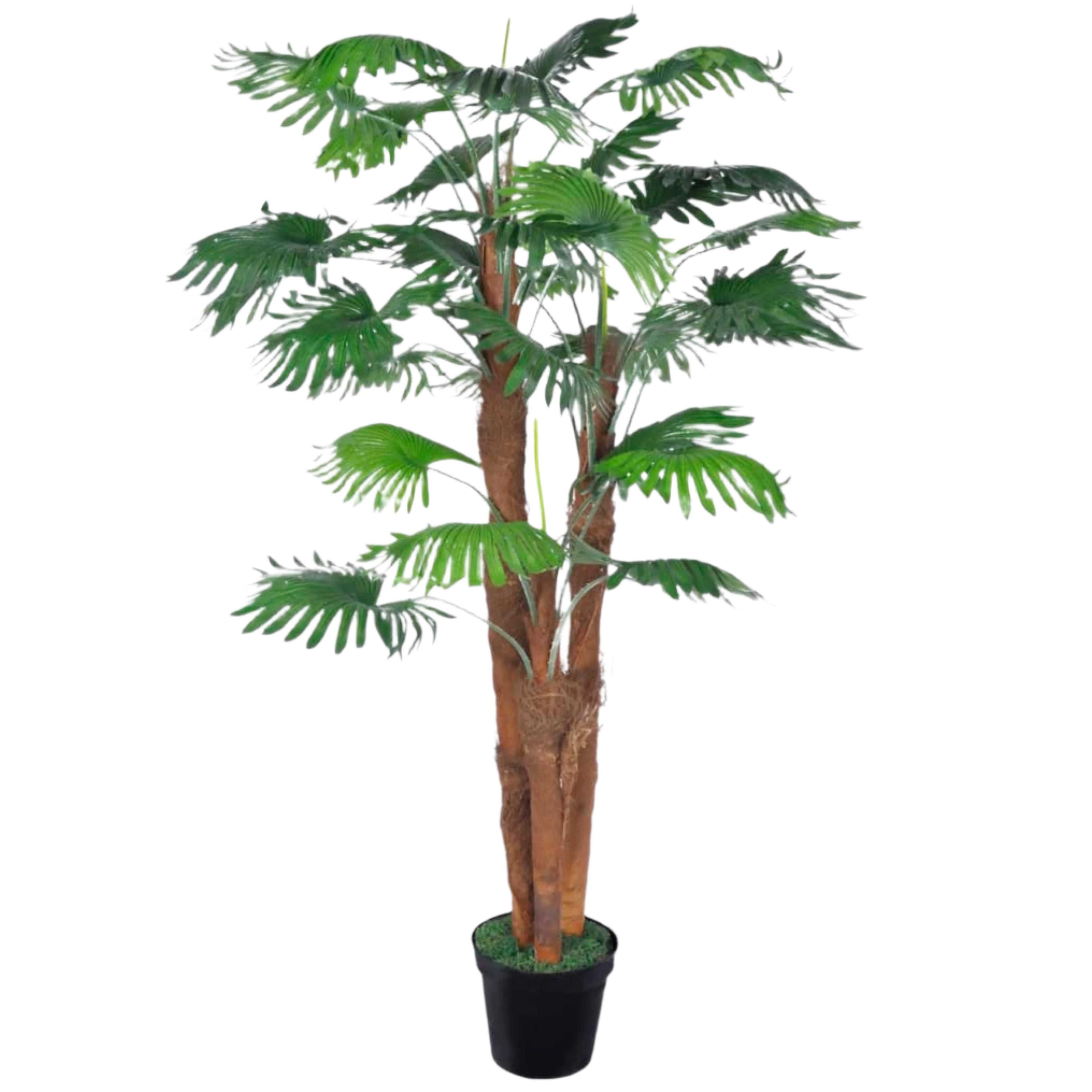 Artificial Palm Tree with Pot 99.6" Green