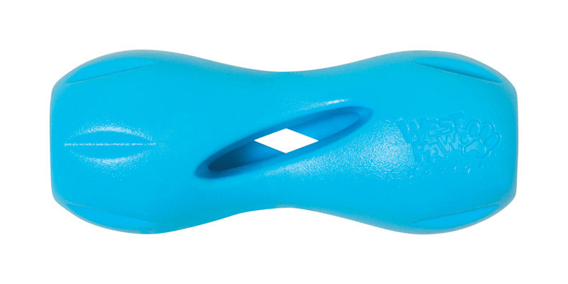West Paw Zogoflex Blue Qwizl Synthetic Rubber Dog Treat Toy