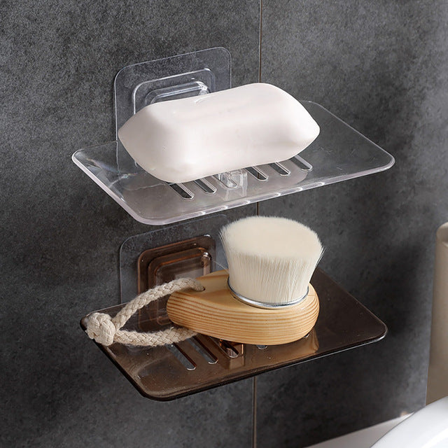 Bathroom Shower Soap Box Dish Storage Plate Tray