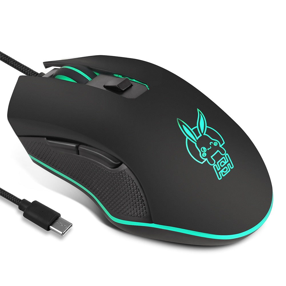 2400dpi LED Dimmable Wired Mouse for Computer Gamer