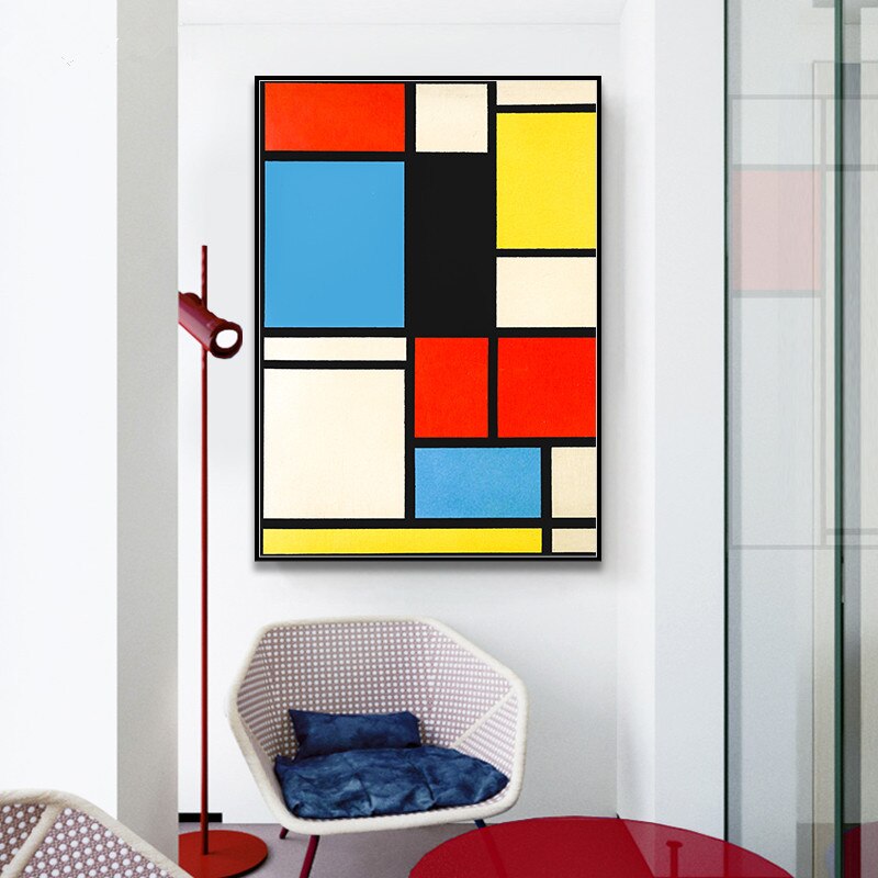 Piet Cornelies Mondrian Classic Art Geometry Line