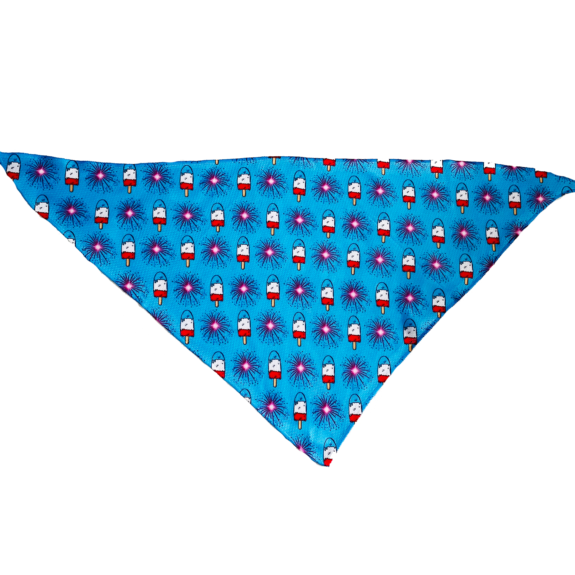 The Fourth USA America Tie On Dog Bandana