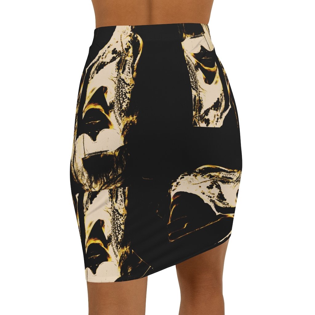 Art Grapha Bodycon Skirt | FIREBODY®