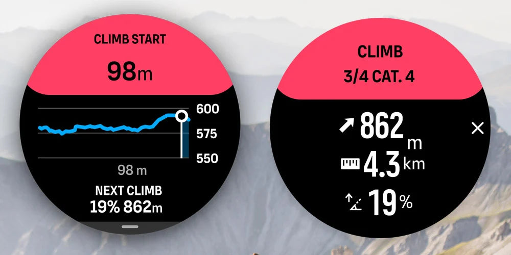 As the section starts, you will get a notification with section details on your watch.