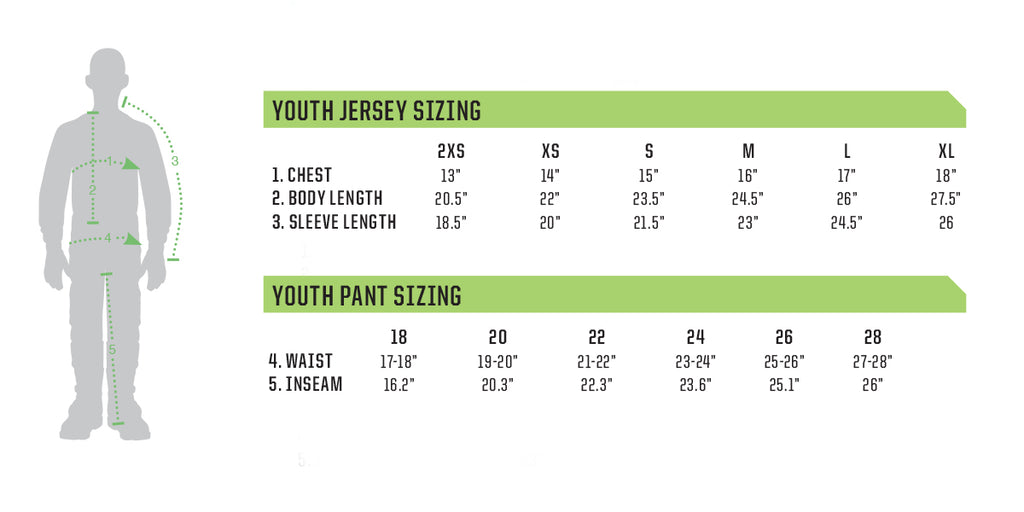 Thor Youth Size Chart