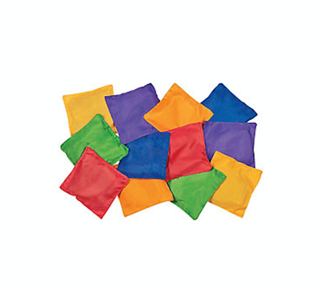 Coloured Bean Bags (Set of 6) – Sensational Play