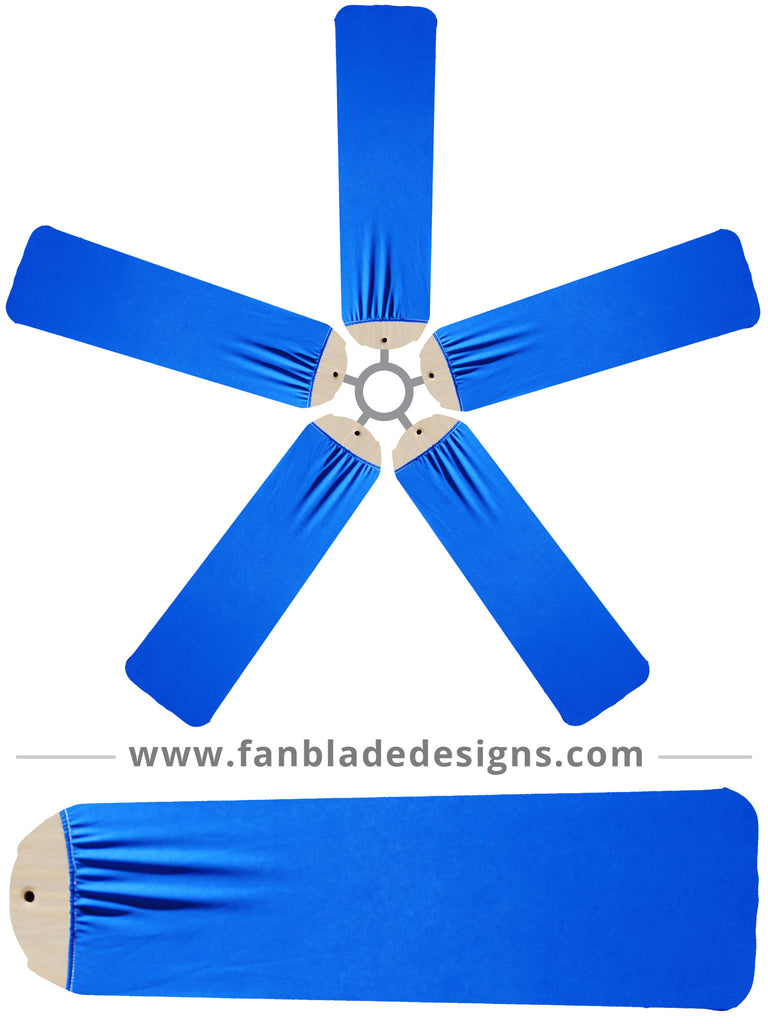 FAN BLADE DESIGNS Royal Blue Fan Blade Designs