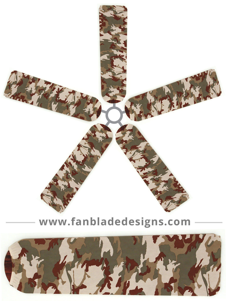 Fan Sox Camo Ceiling Fan Blade Covers Fan Blade Designs
