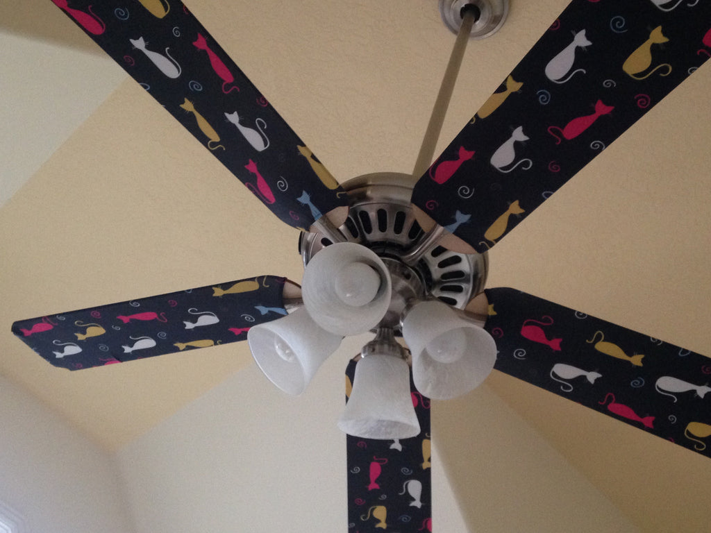 Fan Sox Cats Ceiling Fan Blade Covers Fan Blade Designs