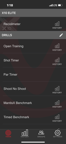 MantisX Rifle Drills