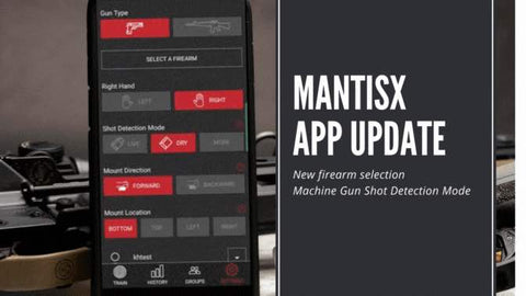 MantisX App Update 7.0