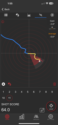 Mantis X Trace View Screen