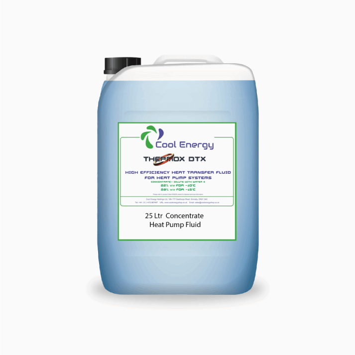 Thermox 25L DTX Inhibited Glycol Ground & Air Source Heat Pump Transfer Fluid