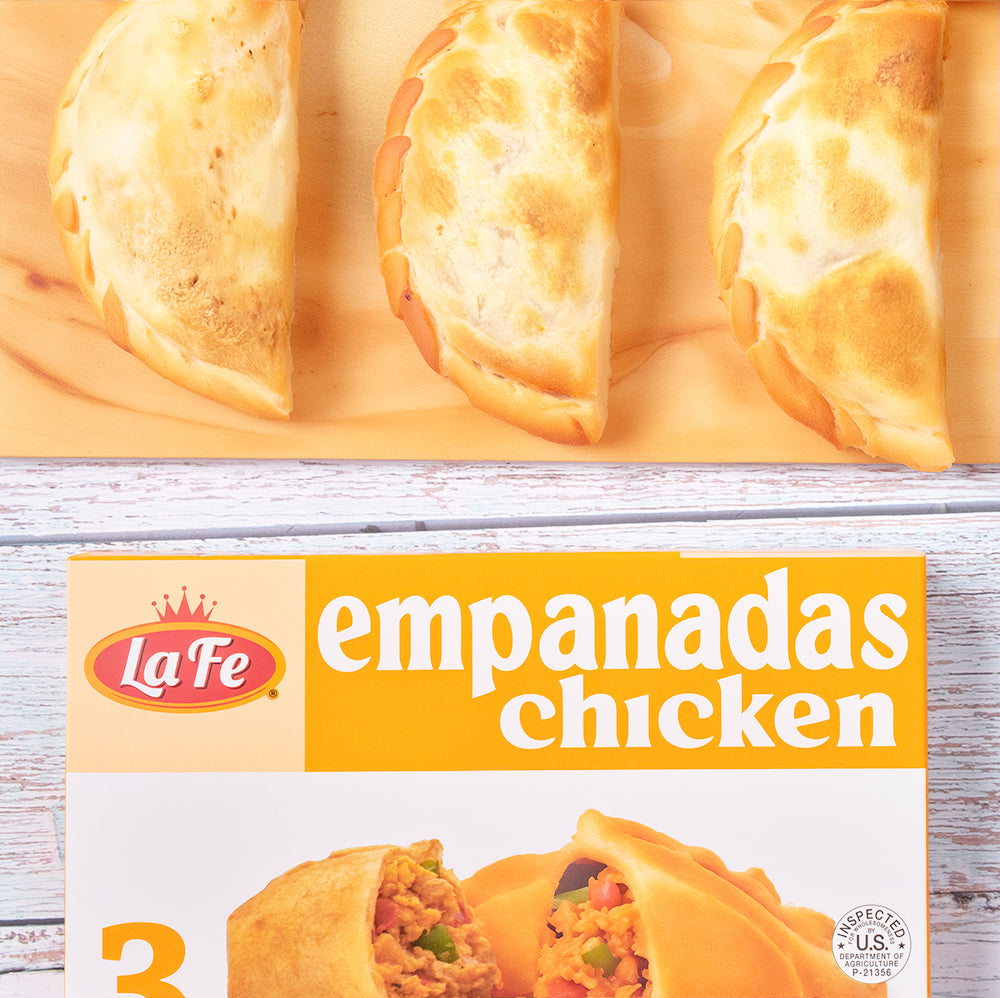 Variety of empanadas