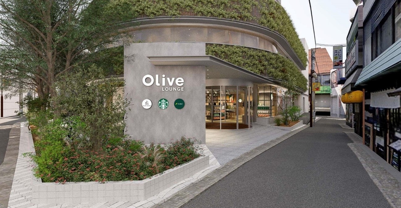 三井住友銀行が新店舗「Olive LOUNGE 下高井戸店」を10月7日に開設、銀行・カフェ・オフィスが一体となった新しいコンセプトの店舗