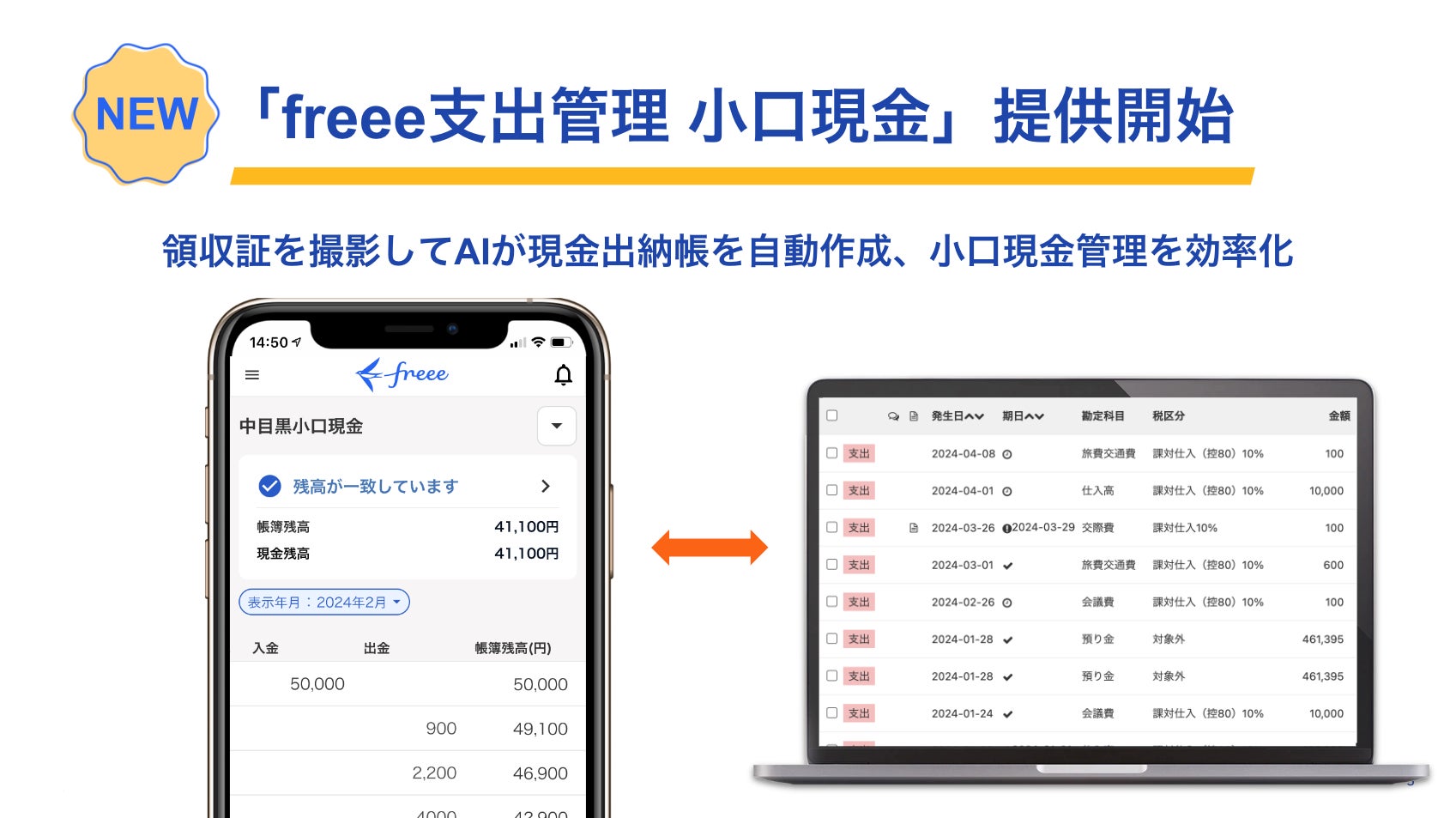 freeeが小口現金管理サービスを提供開始、AIとリアルタイム連携で経費精算業務を効率化