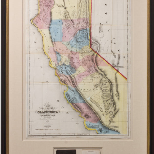 gold rush 1849 map