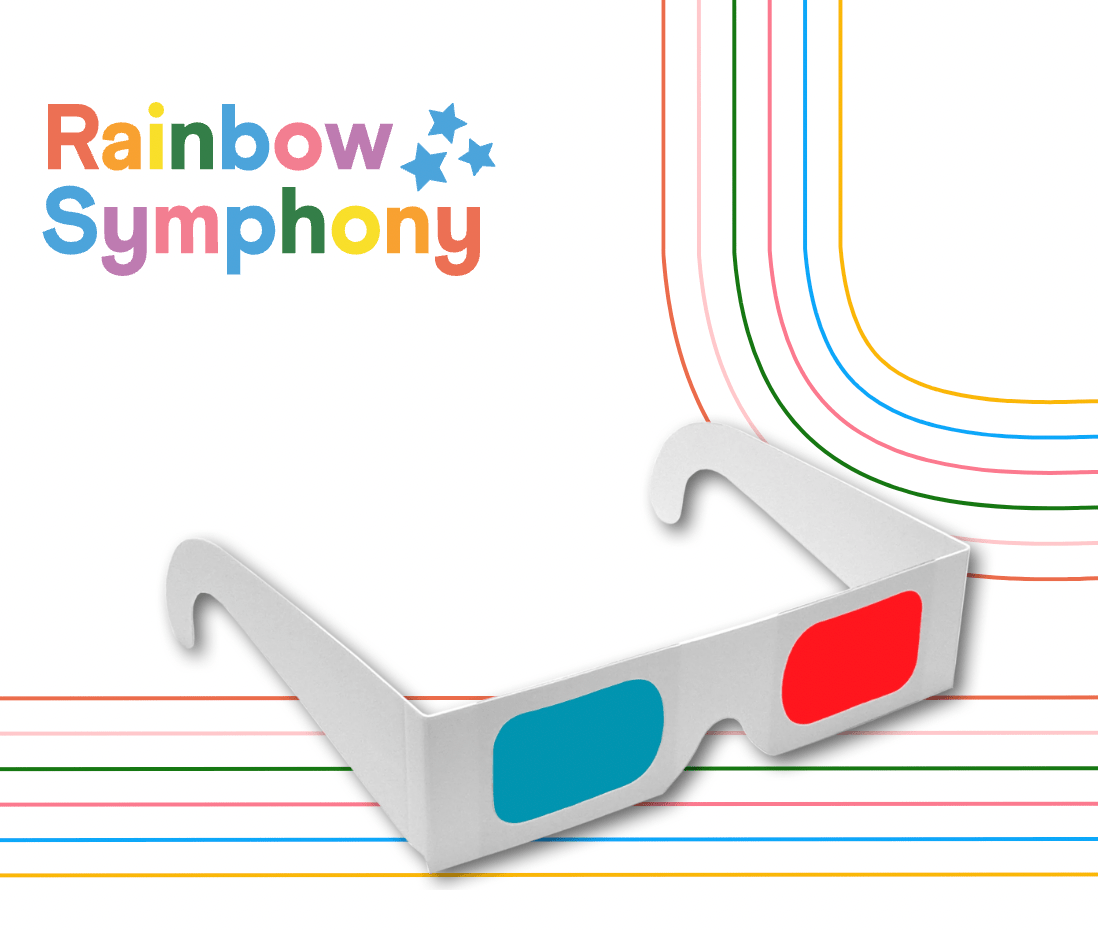 Buy Eclipse Glasses & Colorful Decals Rainbow Symphony