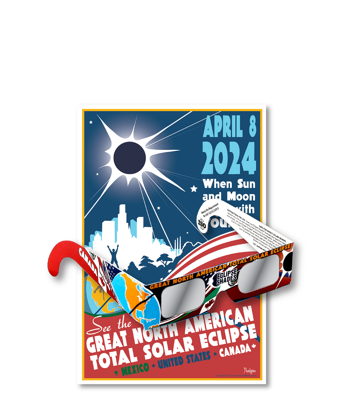 American Paper Optics Solar Eclipse Safety Glasses ECLIPBP B&H