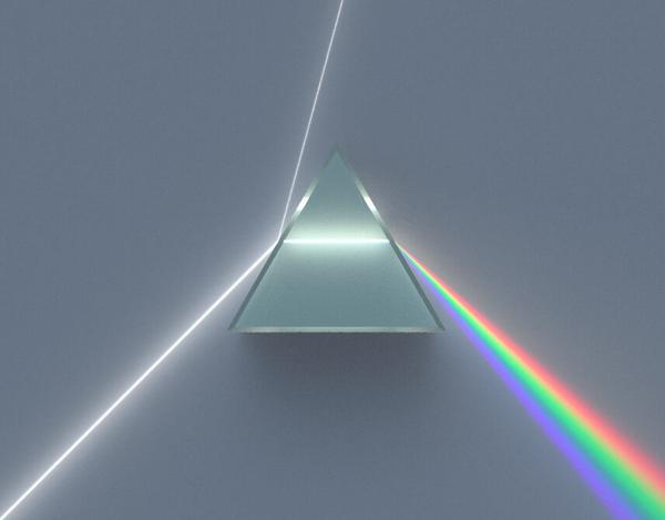 double rainbow prism