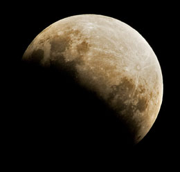 partial lunar eclipse