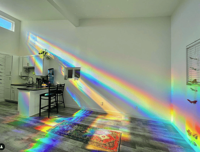 Spectra Star Rainbow window film pattern