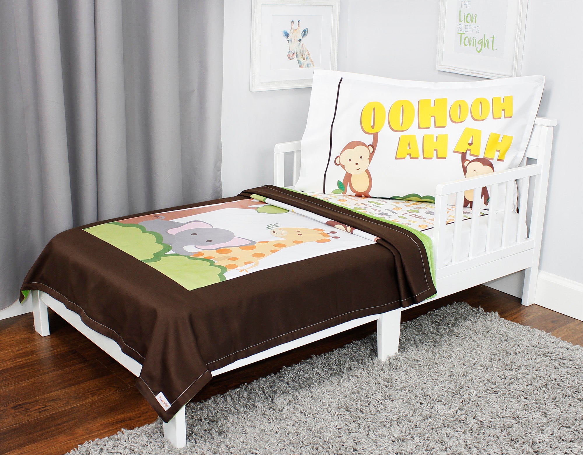 safari toddler bed set