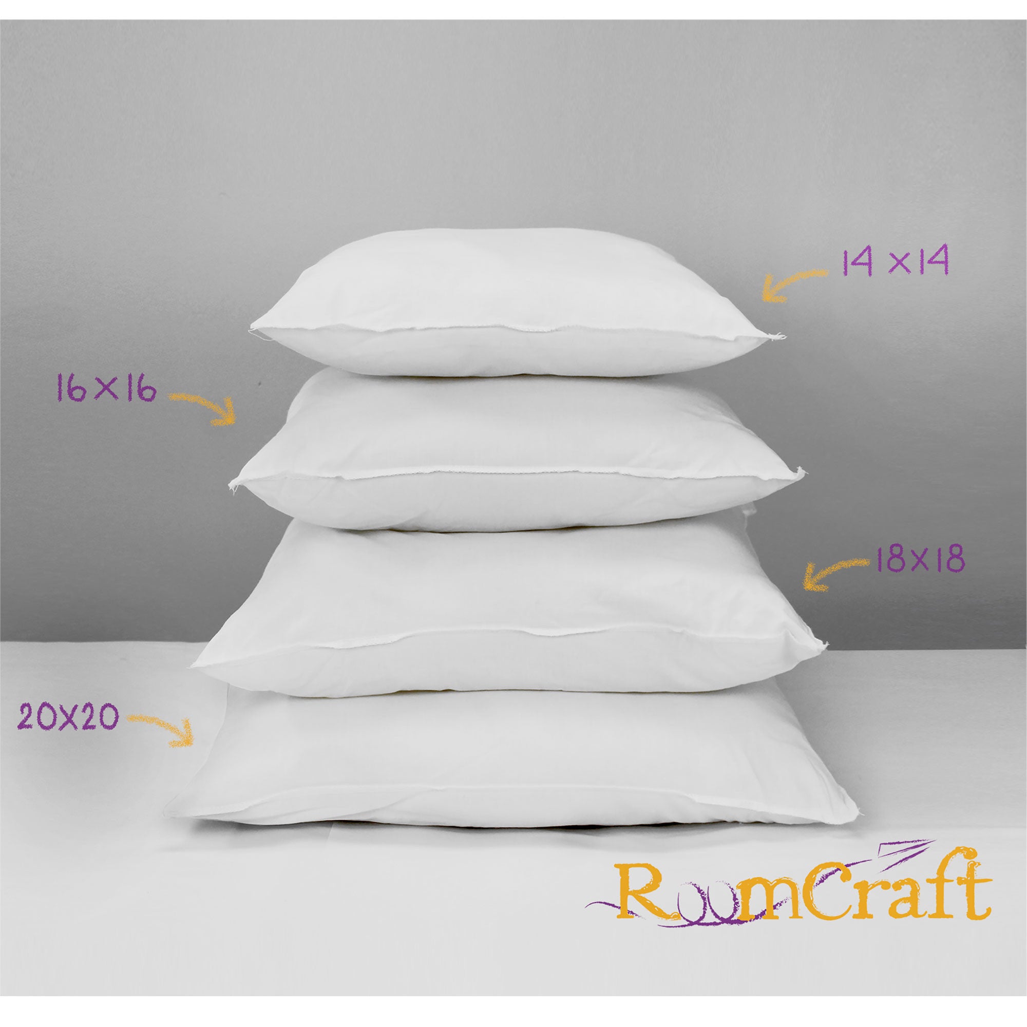 16x16 pillow insert