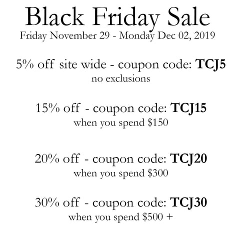 TCJ Black Friday Sale