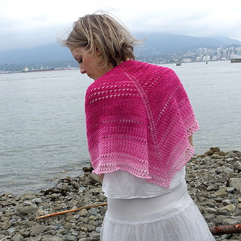 Color Fade Shawl Knit Kit