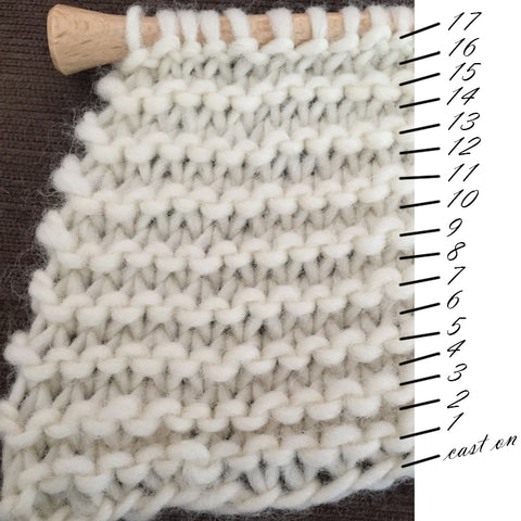 How to knit garter stitch in the round without purling