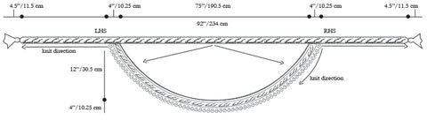 Puddle Shawl Schematic