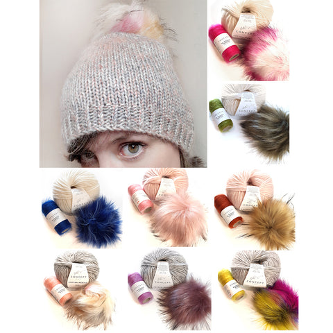 Simply Soft Hat knit kits