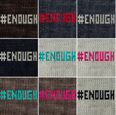 #ENOUGH Color Swatches