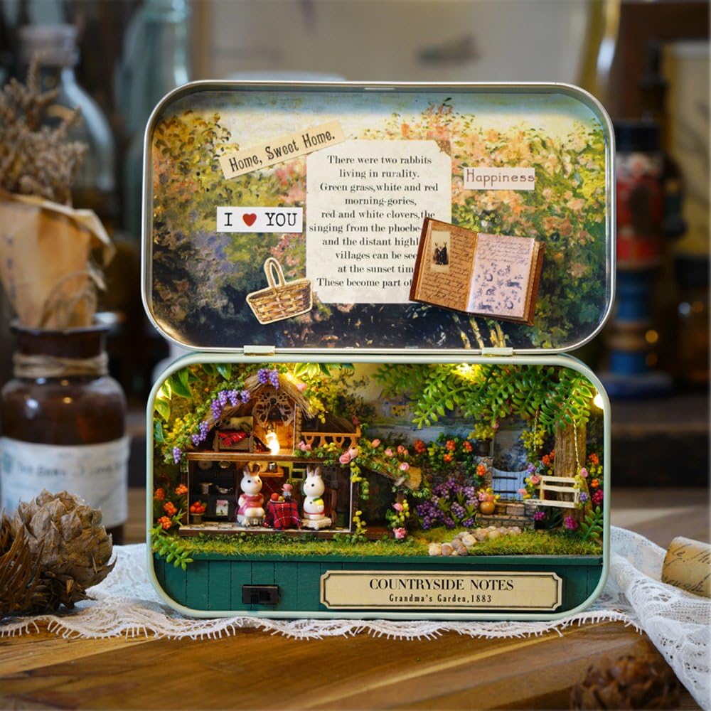 Countryside Notes Box Theatre DIY DollHouse Kit