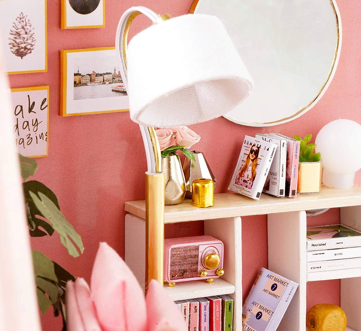 Pink Dream DIY Dollhouse Room Kit