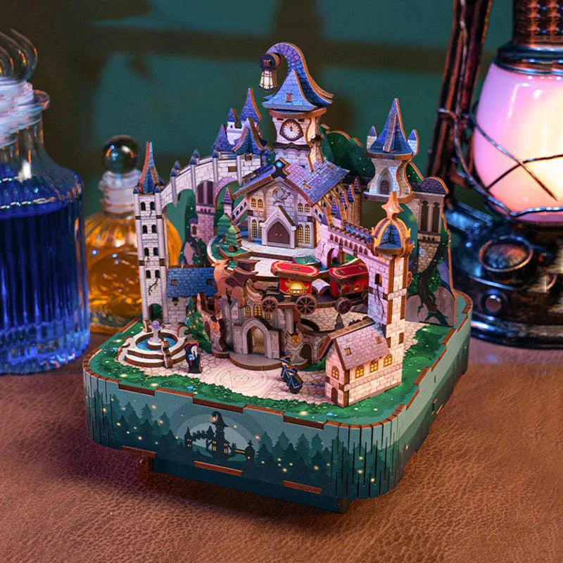 Magic Castle Music Box DIY Dollhouse Kit