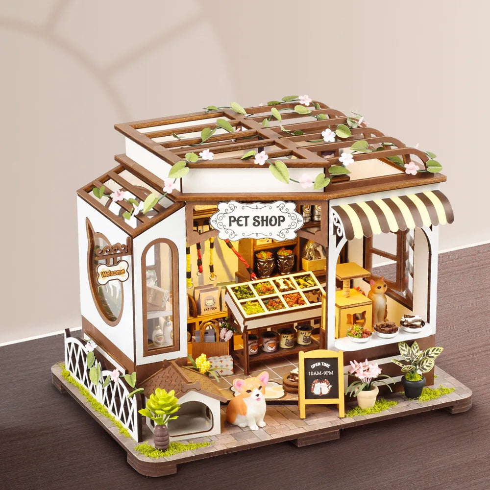 Pet Shop DIY Dollhouse Kit