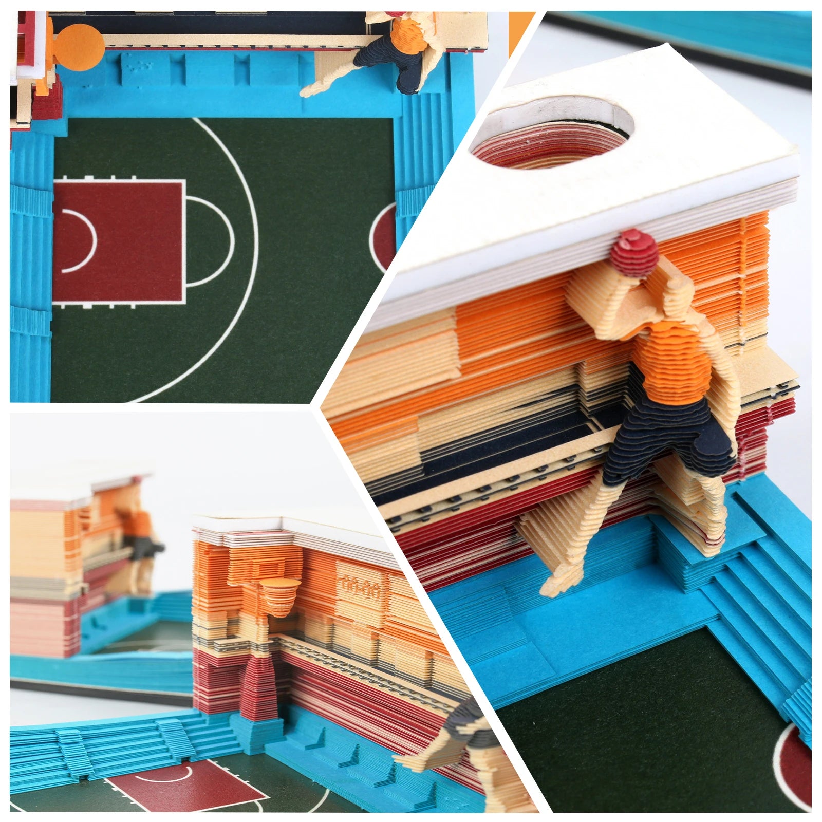 Basketball Omoshiroi Block 3D Memo Pad