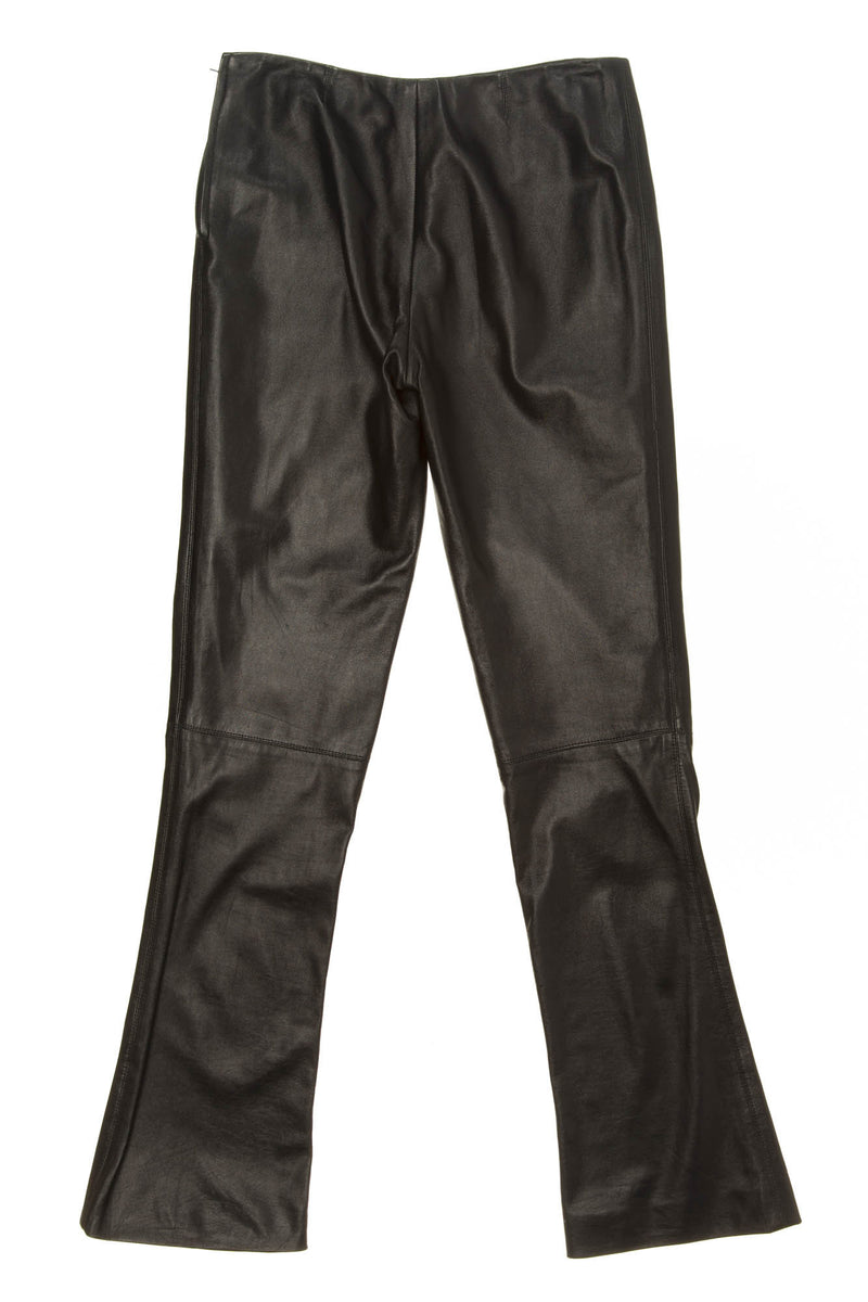 calvin klein leather pants