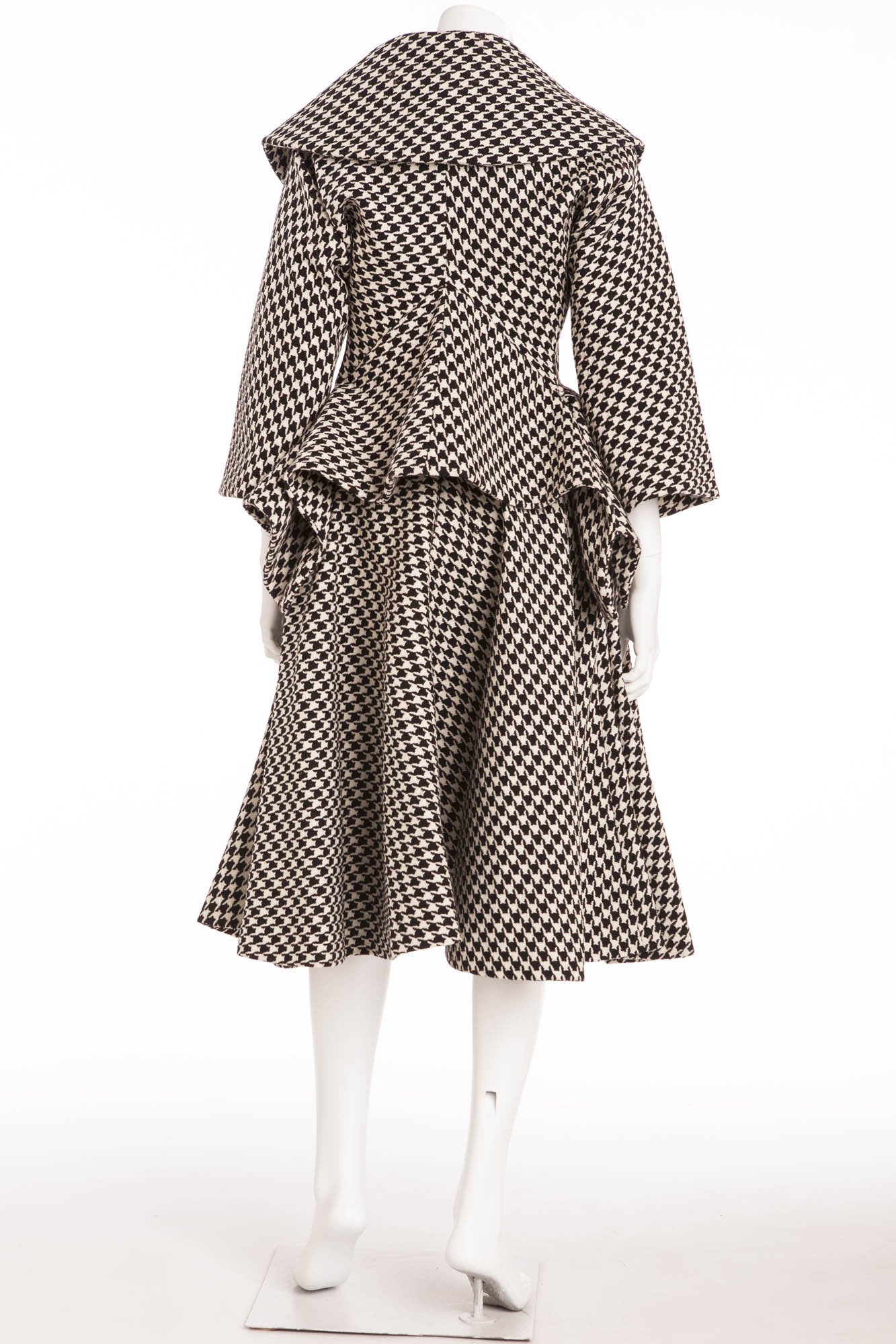 alexander mcqueen houndstooth dress