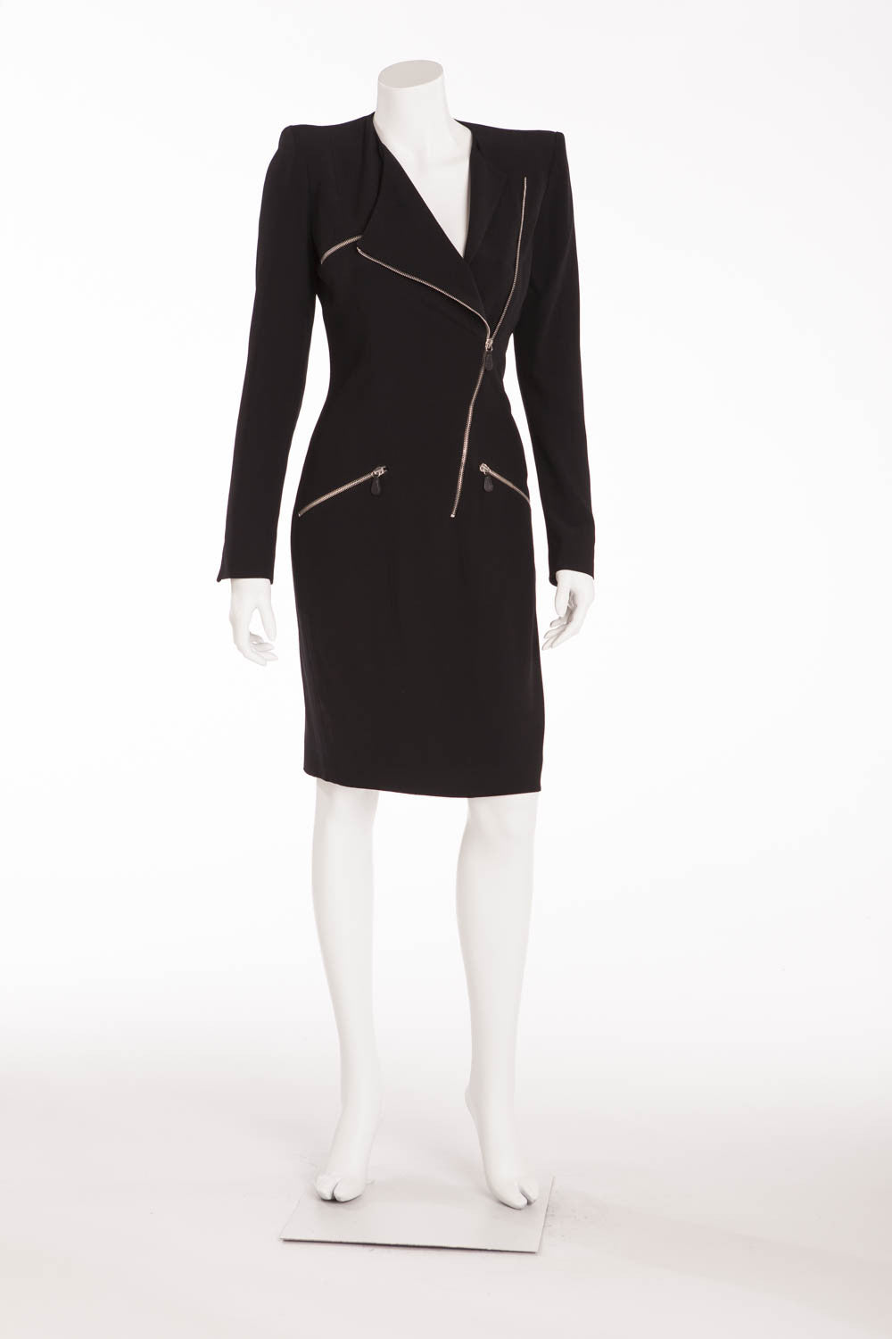 alexander mcqueen zipper dress