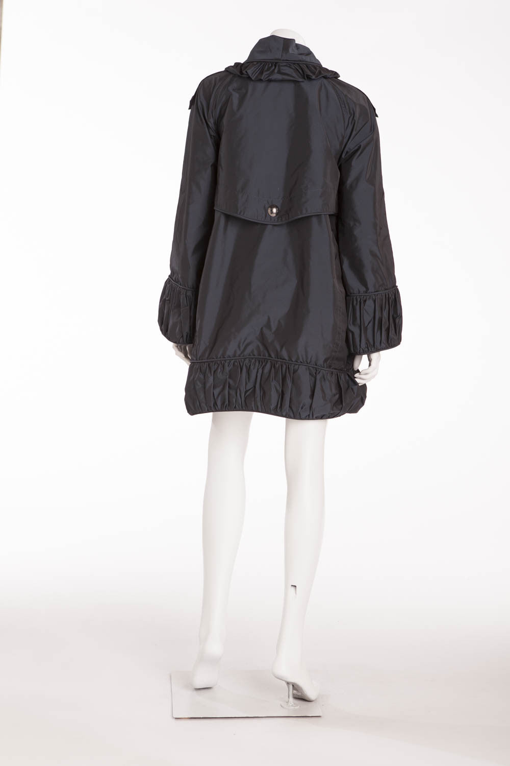 burberry ruffle trench coat