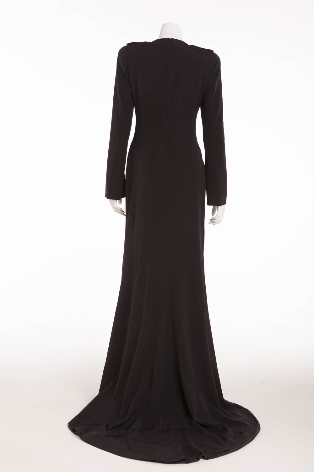 alexander mcqueen black gown