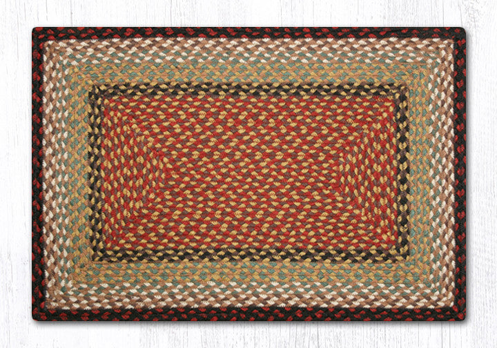 Folk Art Braided Rugs - Rectangle